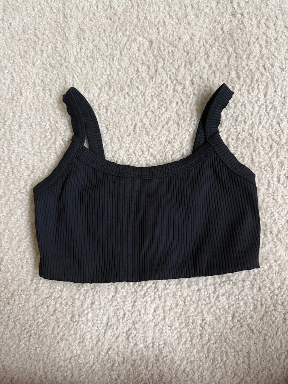 Year of ours Black Ribbed bra
